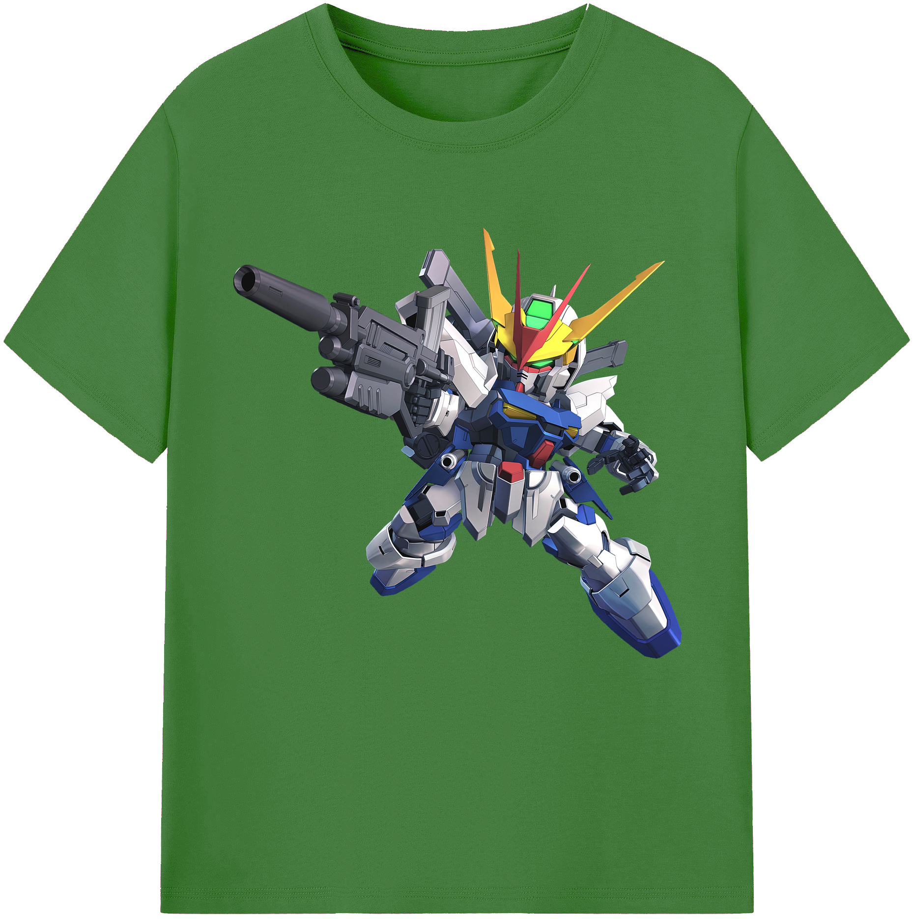 （画像用） 機動戦士ガンダム Mobile Suit Gundam レディースカジュアルプリントTシャツ（綿100％）